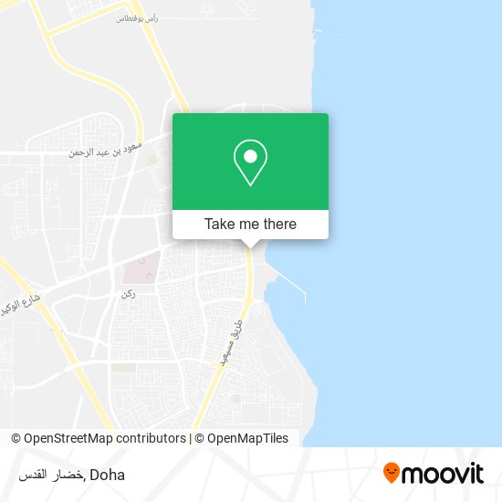 خضار القدس map