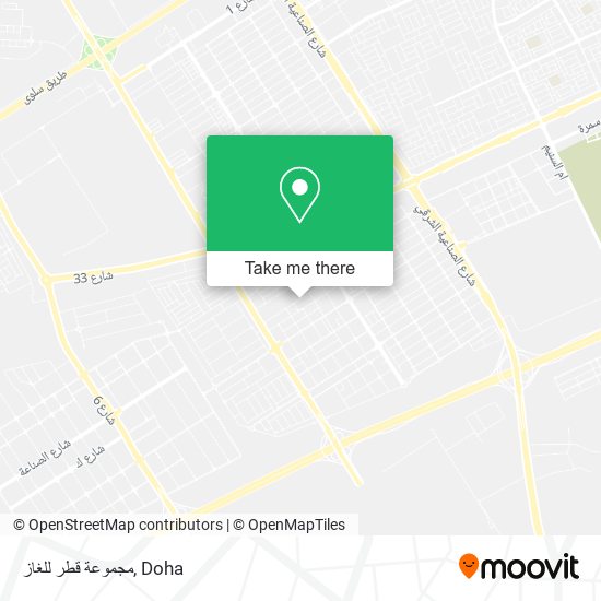 مجموعة قطر للغاز map