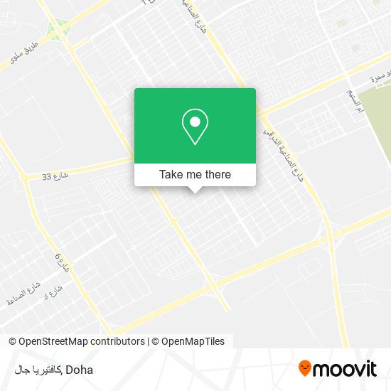 كافتيريا جال map