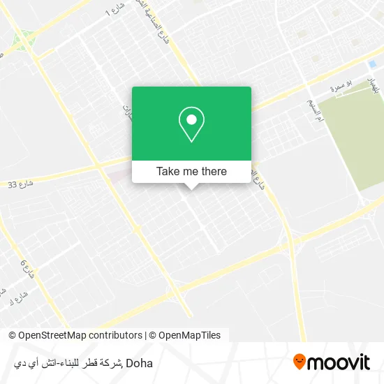 شركة قطر للبناء-اتش أي دي map