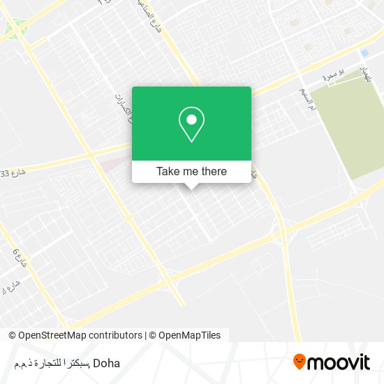 سبكترا للتجارة ذ.م.م map