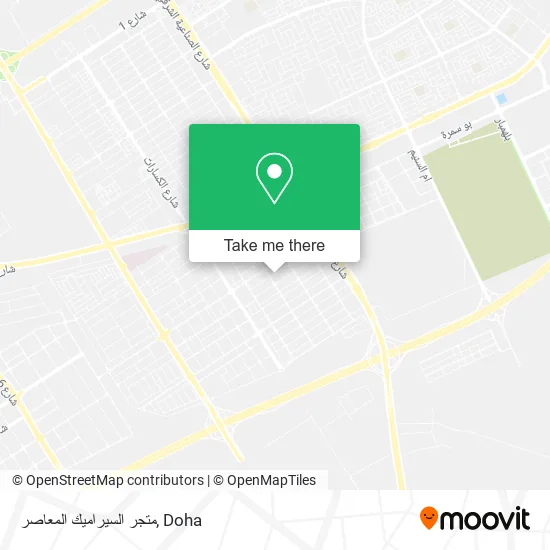 متجر السيراميك المعاصر map