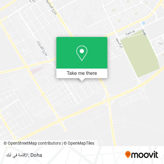 الإقامة في أبك map