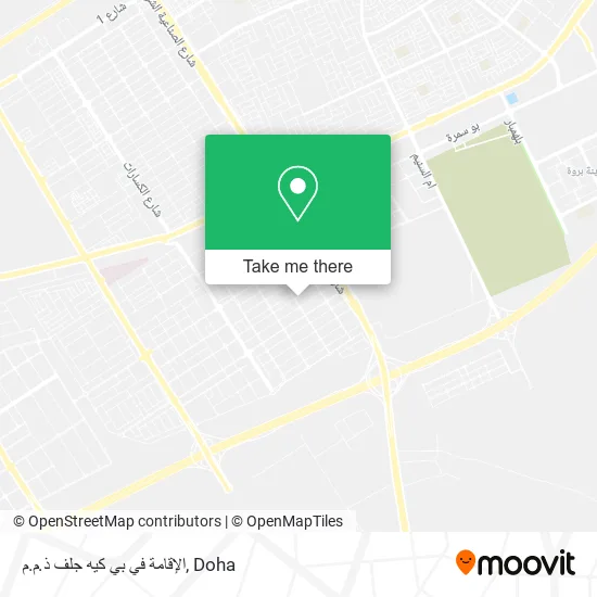 الإقامة في بي كيه جلف ذ.م.م map
