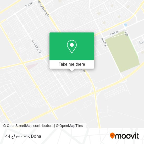 مكتب الموقع 44 map
