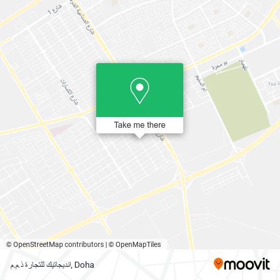 انديجاتيك للتجارة ذ.م.م map