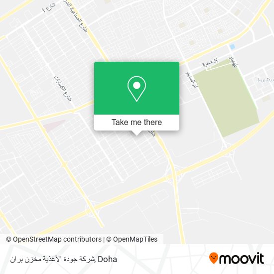 شركة جودة الأغذية مخزن بران map