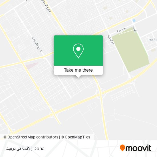 الإقامة في دوبيت map