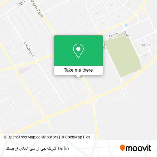 شركة جي ار سي الماس ارابيسك map