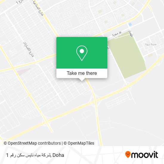 شركة مياه نايس سكن رقم 1 map