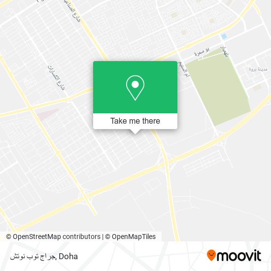 جراج توب نوتش map