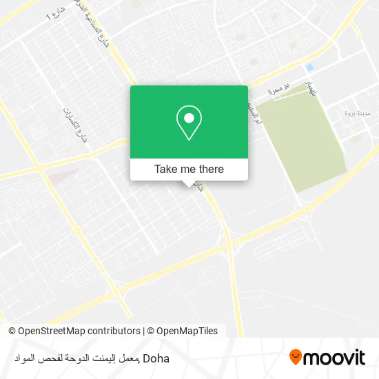 معمل إليمنت الدوحة لفحص المواد map