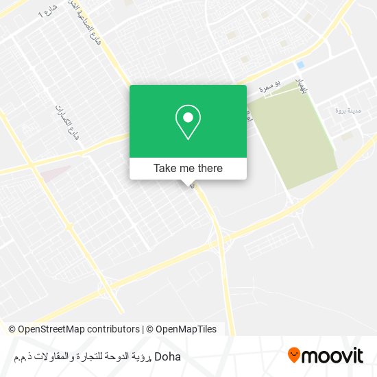 رؤية الدوحة للتجارة والمقاولات ذ.م.م map
