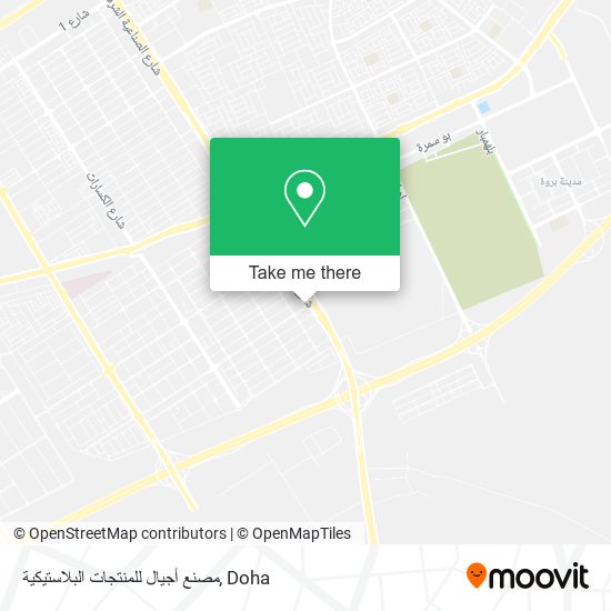 مصنع أجيال للمنتجات البلاستيكية map