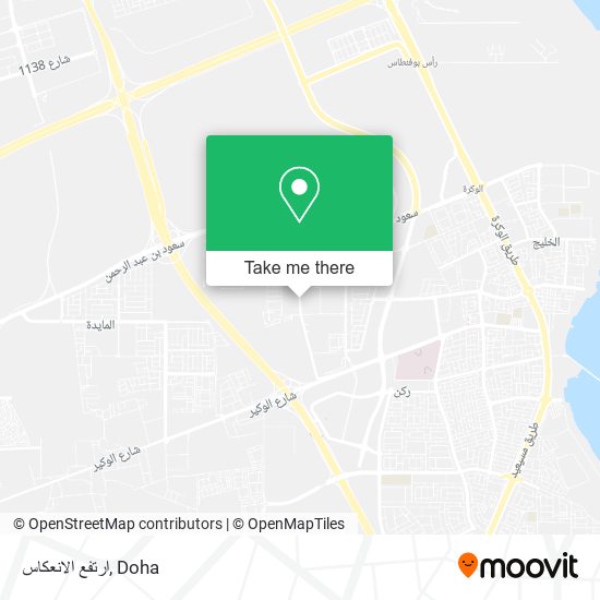 ارتفع الانعكاس map