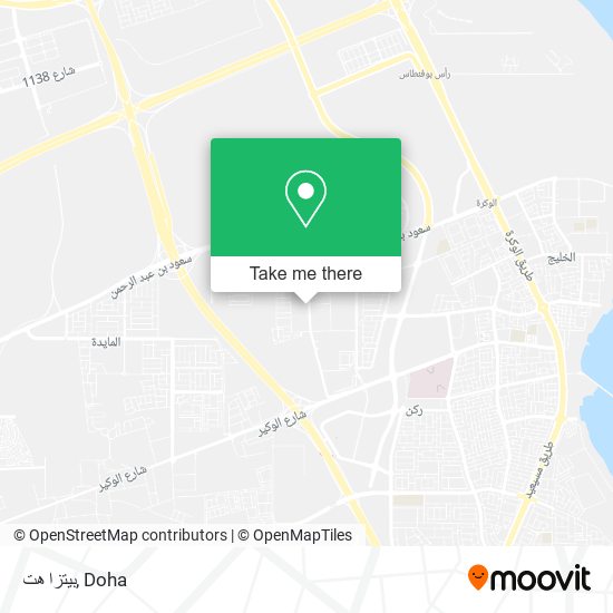 بيتزا هت map