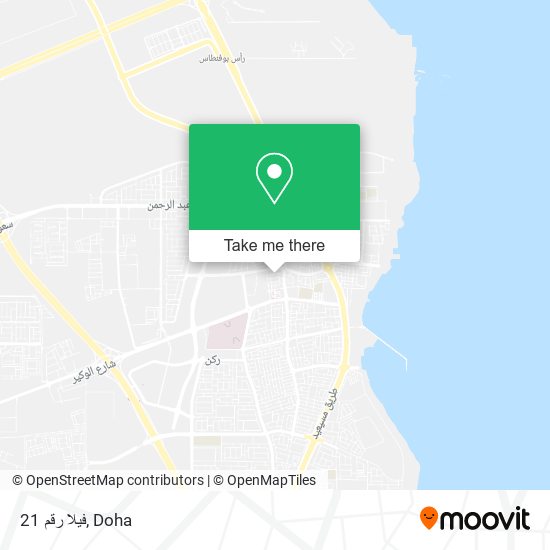 فيلا رقم 21 map