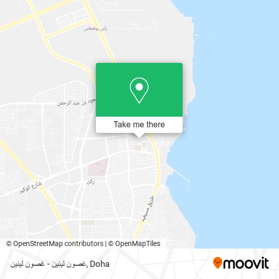 غصون لينين - غصون لينين map