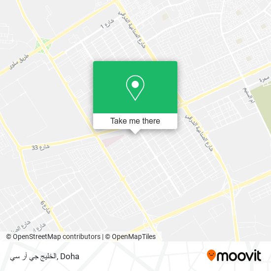 الخليج جي آر سي map