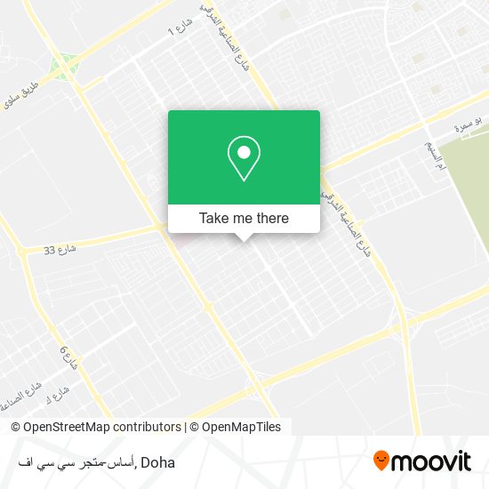 أساس-متجر سي سي اف map