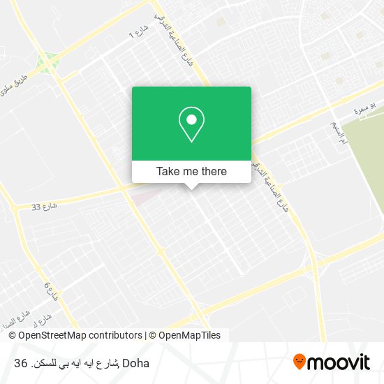 شارع ايه ايه بي للسكن. 36 map