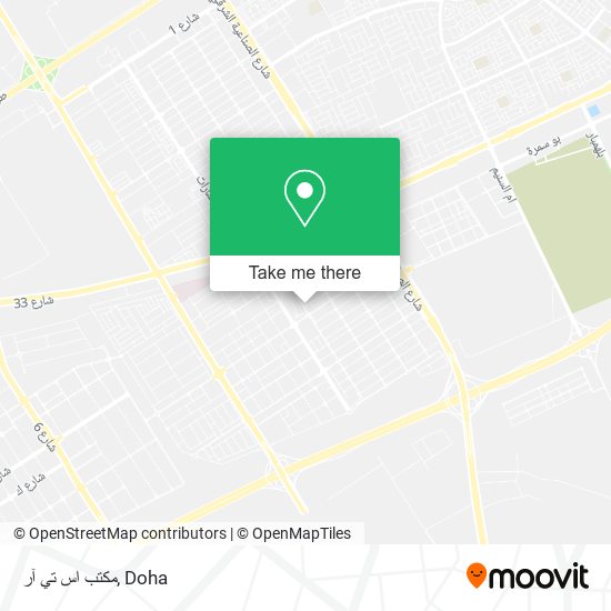 مكتب اس تي آر map
