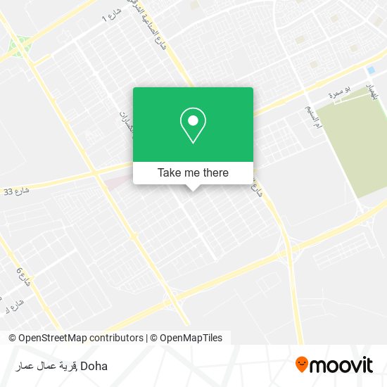 قرية عمال عمار map