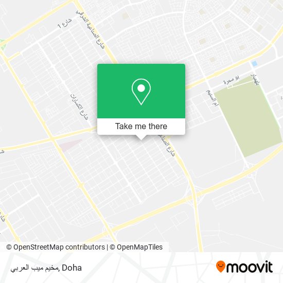 مخيم ميب العربي map