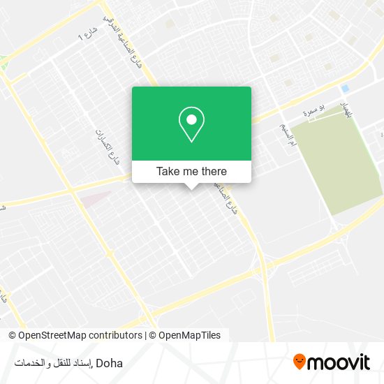 إسناد للنقل والخدمات map