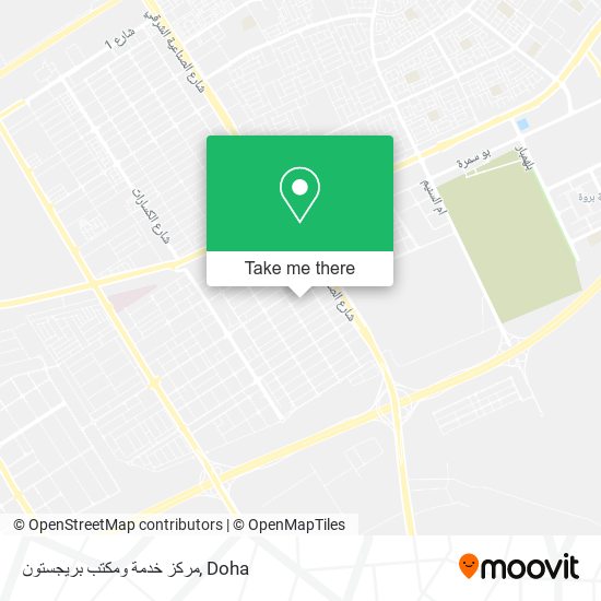 مركز خدمة ومكتب بريجستون map