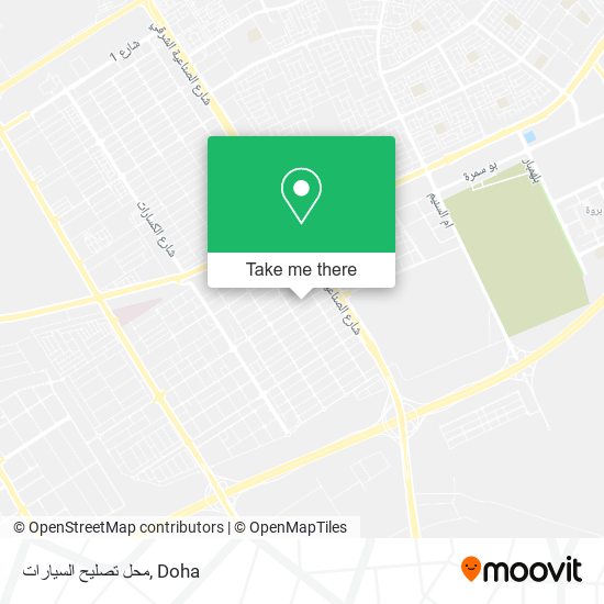 محل تصليح السيارات map