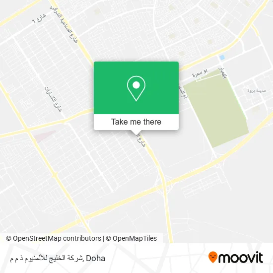 شركة الخليج للألمنيوم ذ م م map