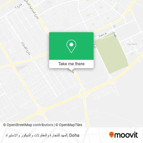 المهد للتجارة والمقاولات والديكور والاستيراد map