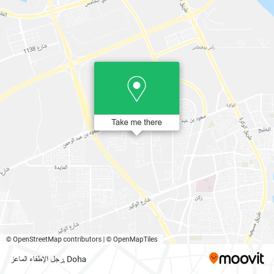 رجل الإطفاء الماعز map