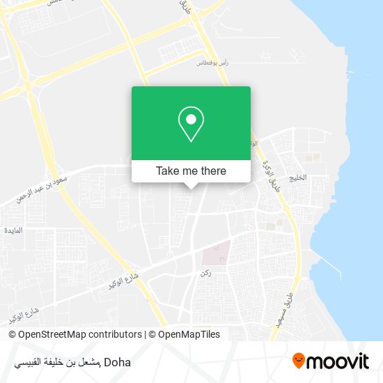 مشعل بن خليفة القبيسي map
