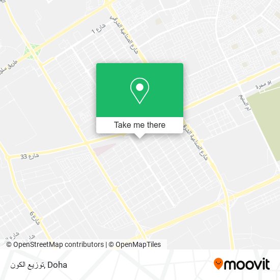 توزيع الكون map
