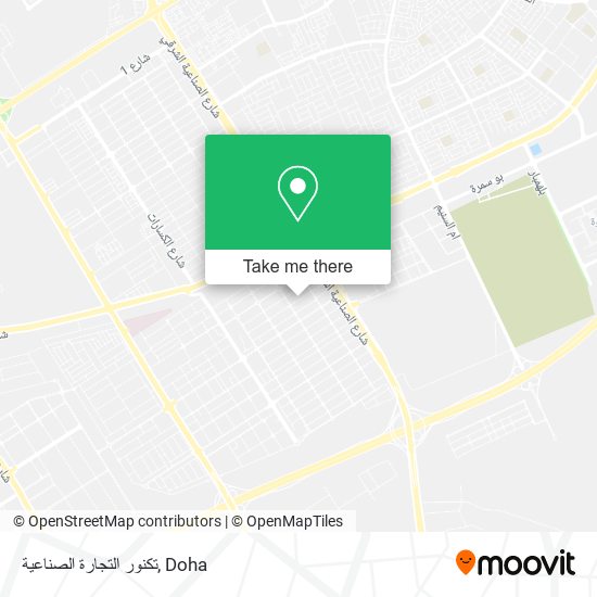 تكنور التجارة الصناعية map