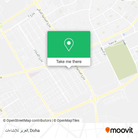 الغرير للإنشاءات map