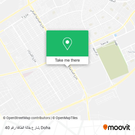 شارع بقالة الطاقة رقم 40 map