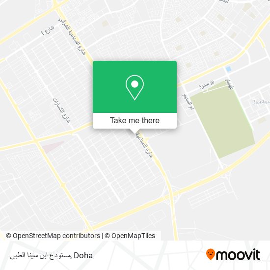 مستودع ابن سينا الطبي map