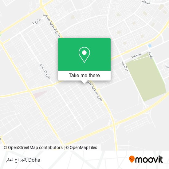 الجراج العام map