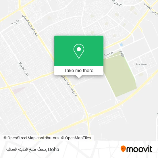 محطة ضخ المدينة العمالية map