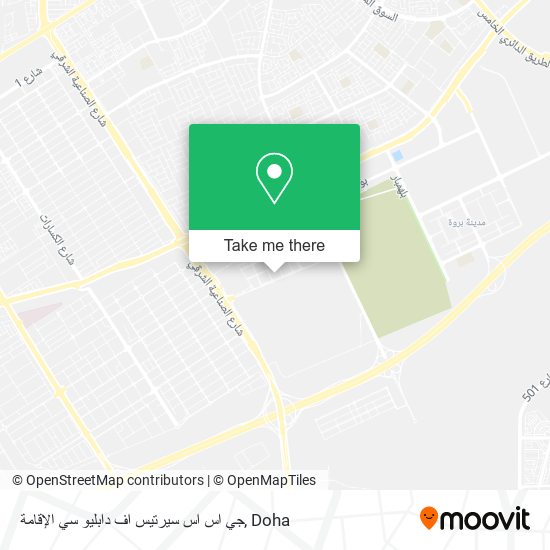 جي اس اس سيرتيس اف دابليو سي الإقامة map