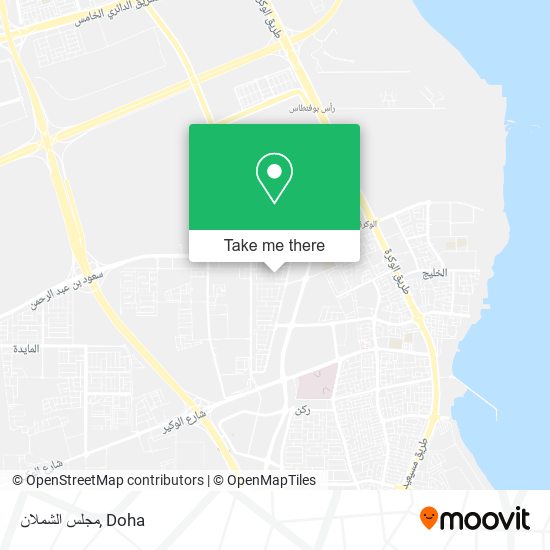مجلس الشملان map