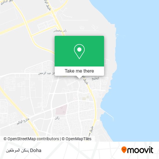 سكن الموظفين map
