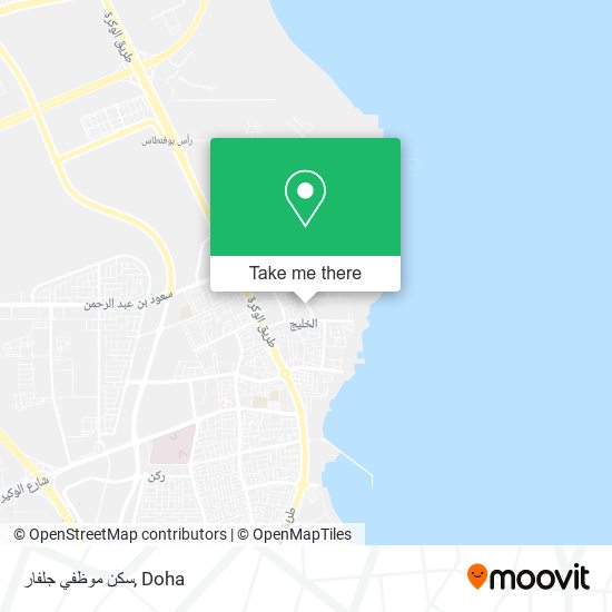 سكن موظفي جلفار map