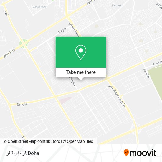 قرطاس قطر map