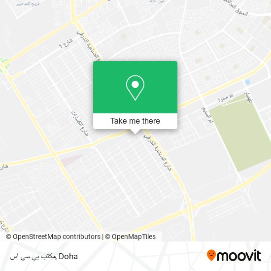 مكتب بي سي اس map