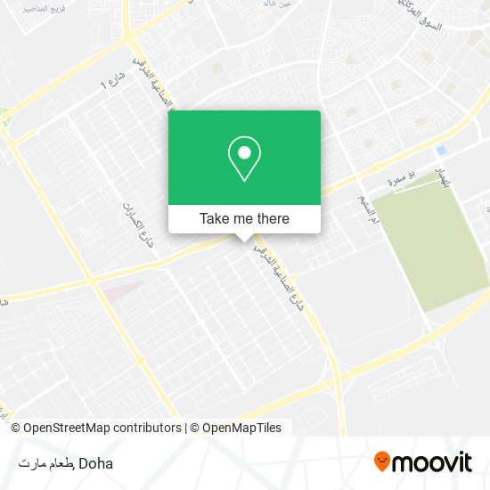 طعام مارت map