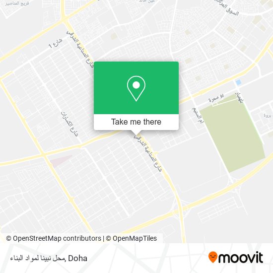 محل نبينا لمواد البناء map